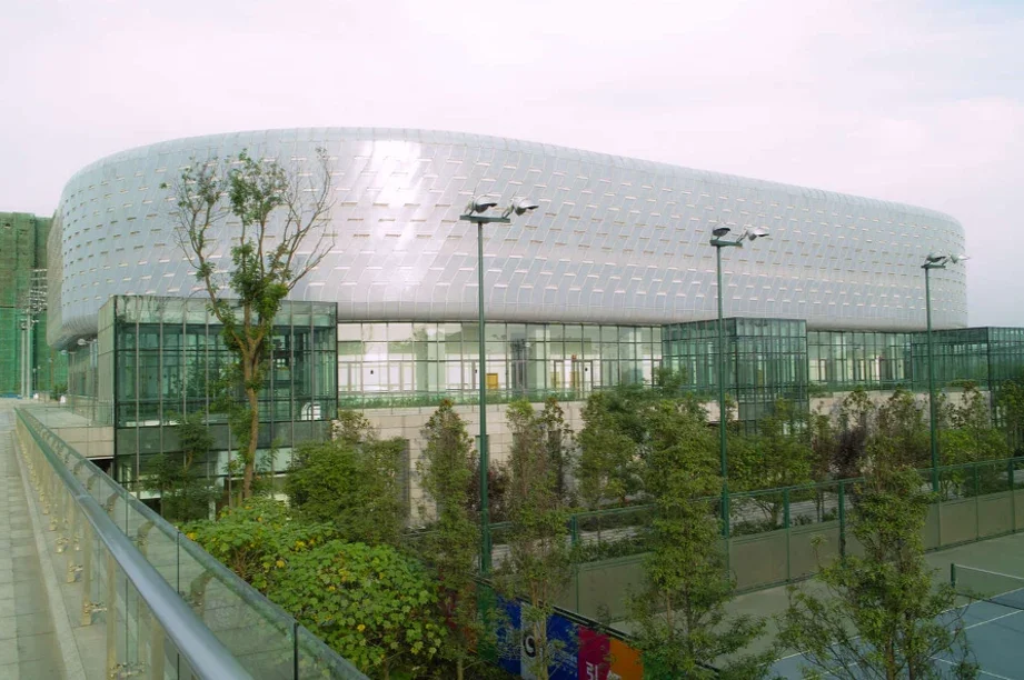 成都国际网球中心体育场建筑外观